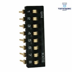 Dip switch 8 Canales Negro Con Pin Largo