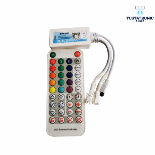 Controlador IR, Bluetooth y Audioritmico Para Tiras NeoPixel WS2812 SP611E