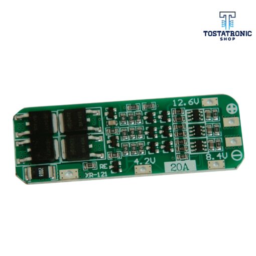 Modulo Controlador De Carga de Baterias Litio BMS 3S 12.6V 20A