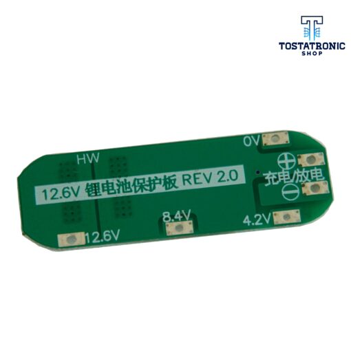 Modulo Controlador De Carga de Baterias Litio BMS 3S 12.6V 20A