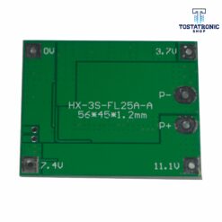 Modulo Controlador De Carga de Baterias Litio BMS 3S 12.6V 25A