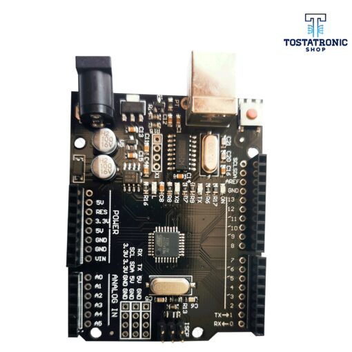 TARJETA COMPATIBLE ARDUINO UNO SMD R3 Compatible Black Edition