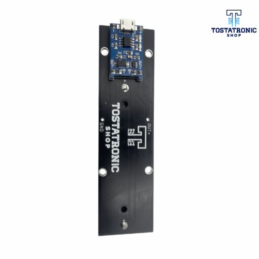 Modulo Cargador De Baterías Litio 18650 Tipo V (Micro USB) Tostatronic