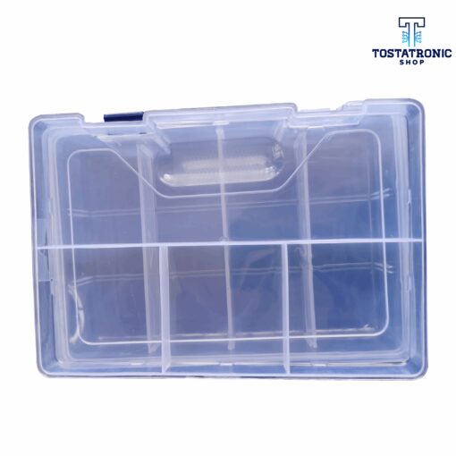 Caja de componentes transparente