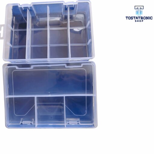 Caja de componentes transparente