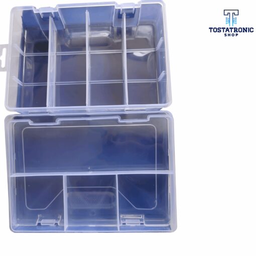 Caja de componentes transparente