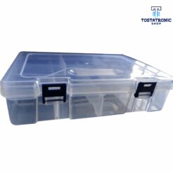 Caja de componentes transparente