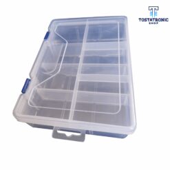 Caja de componentes transparente