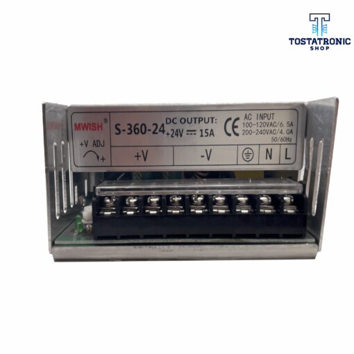 Fuente de poder 24V 15A 360W Mean Well