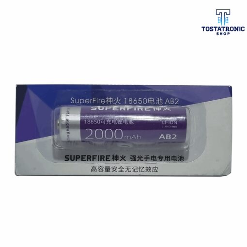 Pila 18650 3.7V 2000mAh Supfire