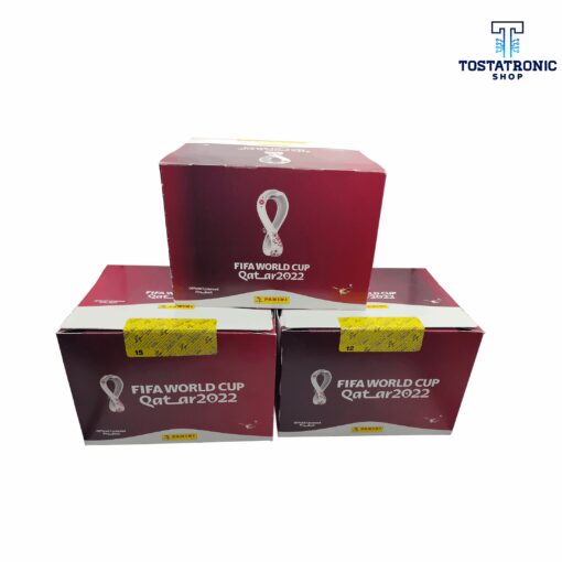 Caja con 104 Sobres Mundial Qatar 2022 Panini