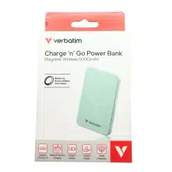Power Bank Verbatim Charge N Go Carga Inalámbrica 5000 Mah Negro