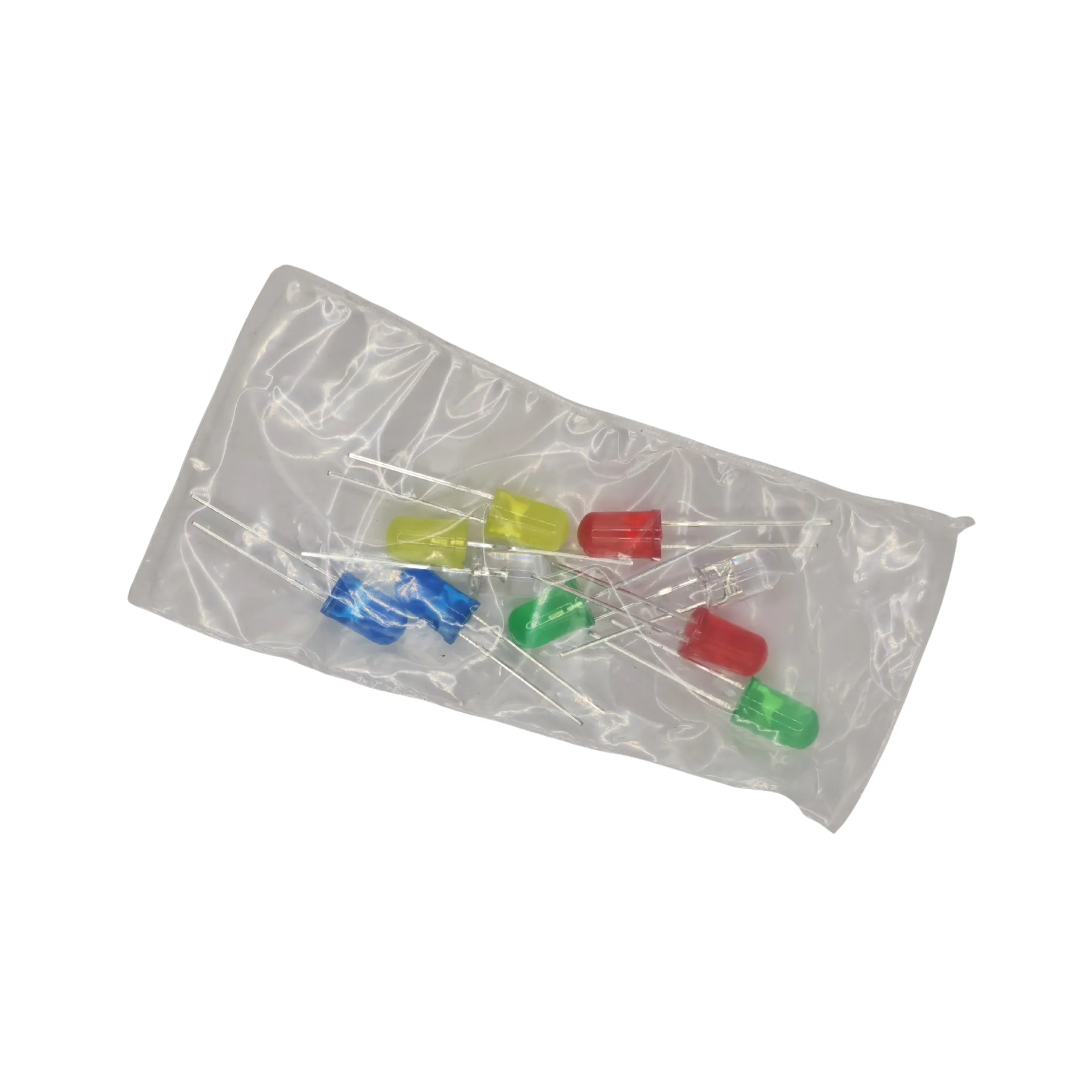 Kit De 10 Leds Básico (2 Blancos, 2 Rojos D, 2 Amarillos D, 2 Azules D, 2 Verdes D) - Image 3