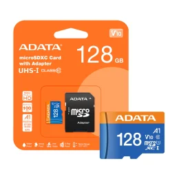 Memoria Micro Sd Adata 128Gb V10 F Hd Clase 10 A1 Azul